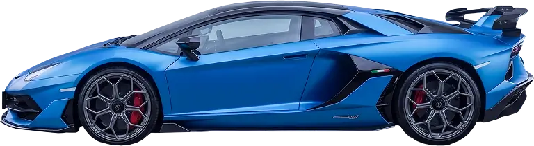 Lamborghini Aventador SVJ side profile