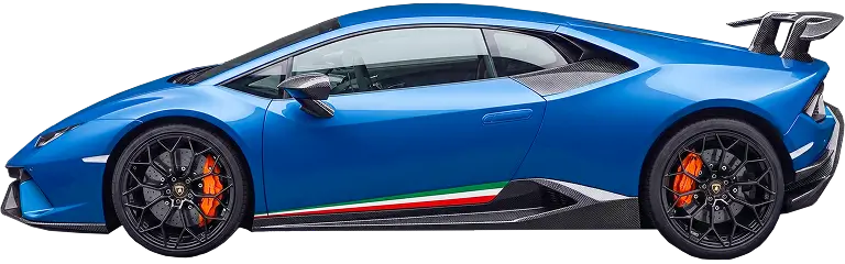 Lamborghini Huracan side profile